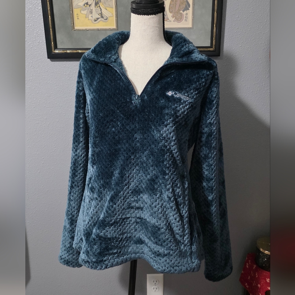 Columbia Women's Plush Teal Teddy Jacket
